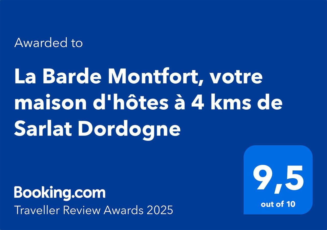 La Barde Montfort, votre maison d'hôtes à 4 kms de Sarlat Dordogne Vitrac  Exterior foto